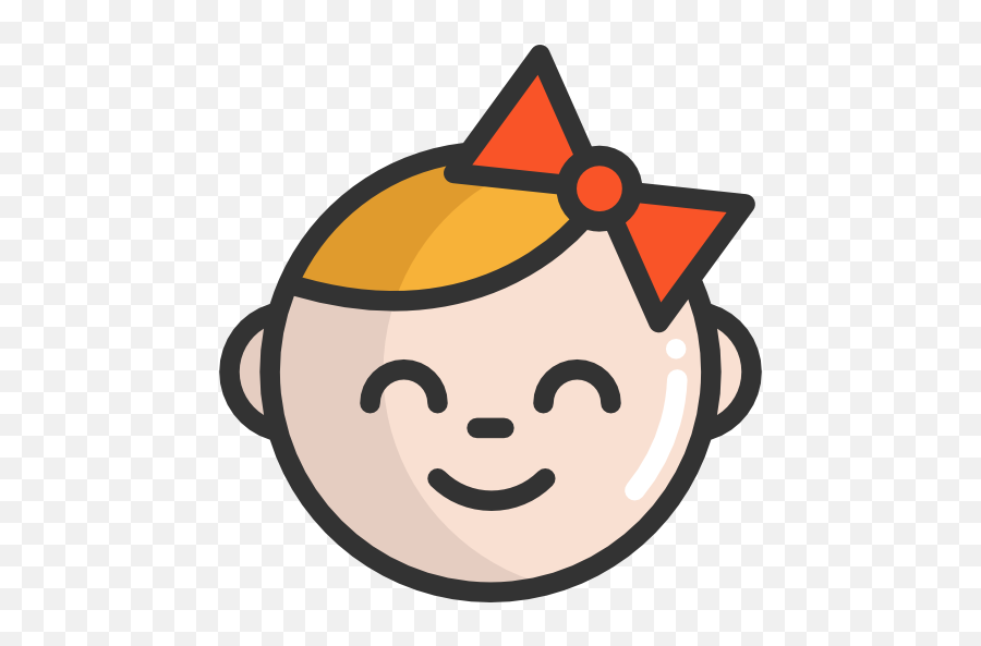 Free Icon Baby Emoji,Emoticon Vector Girl