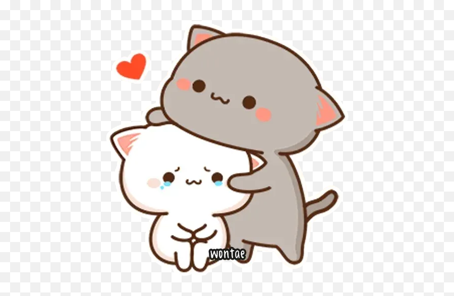 Mochi Cat 1 Sticker Pack - Stickers Cloud Emoji,Cat's Emotions On Fb