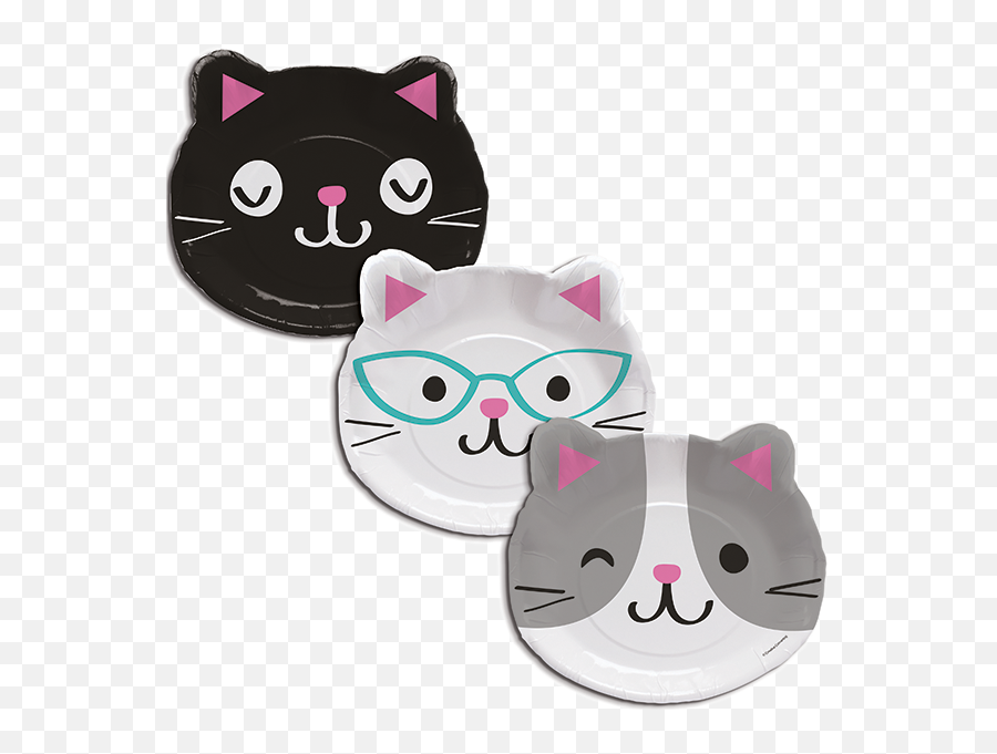 Partyu0026bite - Pratos Gatos Pratos Artigos De Mesa Emoji,Emoji Preguica