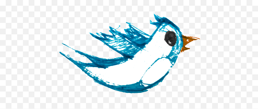 Hand Drawn Twitter Follow Icon Png Ico Or Icns Free Emoji,Twitter Bird Facebook Emoji
