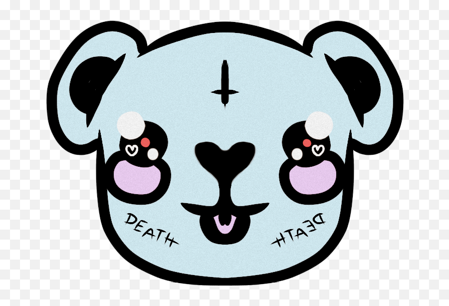 Cuppai Goth Cute Koala Drawing Sticker By Jazi Emoji,How To Draw A Koala Emoticon