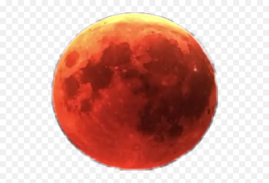 Total Moon Lunar Eclipse2018 Sticker - Dot Emoji,Lunar Eclipse Emoji