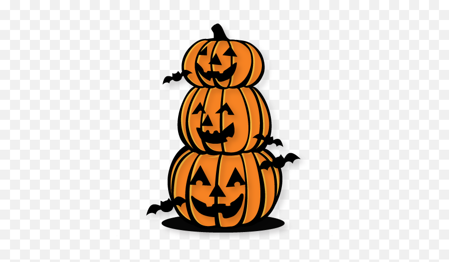 Stacked Jack O Lanterns Free Svg Cut File Free Cut Files Emoji,Simple Cute Girl Jack O Lantern Cute Emojis