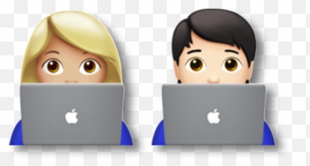 Zeichnen Eines Körpers Zweidimensional Emoji,Emoji Woman Technologist