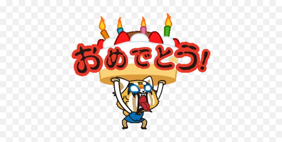 Retsuko 1 Sticker Pack - Stickers Cloud Emoji,Download Headbanging Emoji In Whatsapp