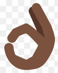 Ok Hand Emoji Clipart Free Download Transparent Png - Sign Language,Ok Emoji Png