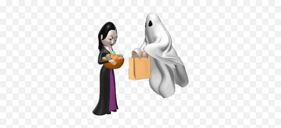 Halloween Halloween Gif Glitter Graphics - Treat Animated Gif Emoji,Halloween Animated Emoticons