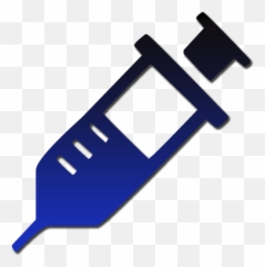 Syringe Clipart Blue Syringe Blue - Syringe In Drawing Blue Emoji,Syringe Emoji Png