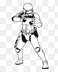 Force Awakens Clip Art - Star Wars Stormtrooper Line Art Emoji,Force Awakens Emoji