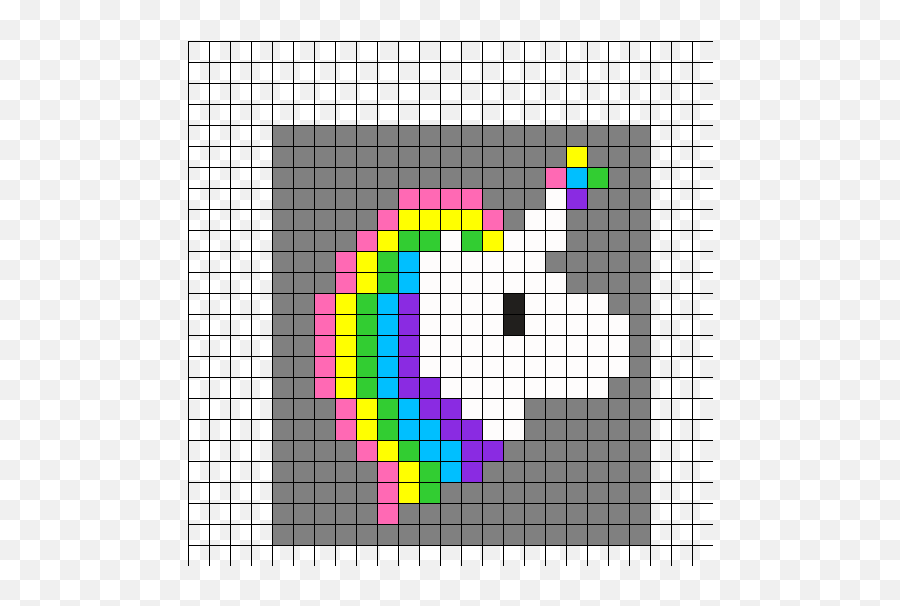 Unicorn By Cupcakemama On Kandi Patterns Easy Perler Bead - Hama Beads Patterns Unicorn Emoji,Emoji Fuse Beads