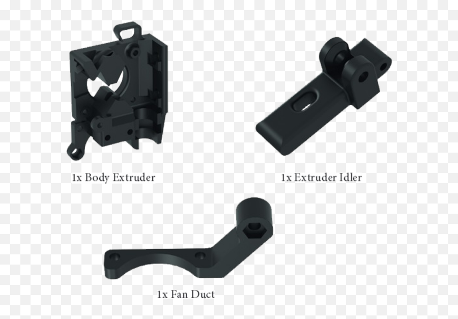 Plastic Parts Of Extruder For I3 Rework - Solid Emoji,Emotion 1.5