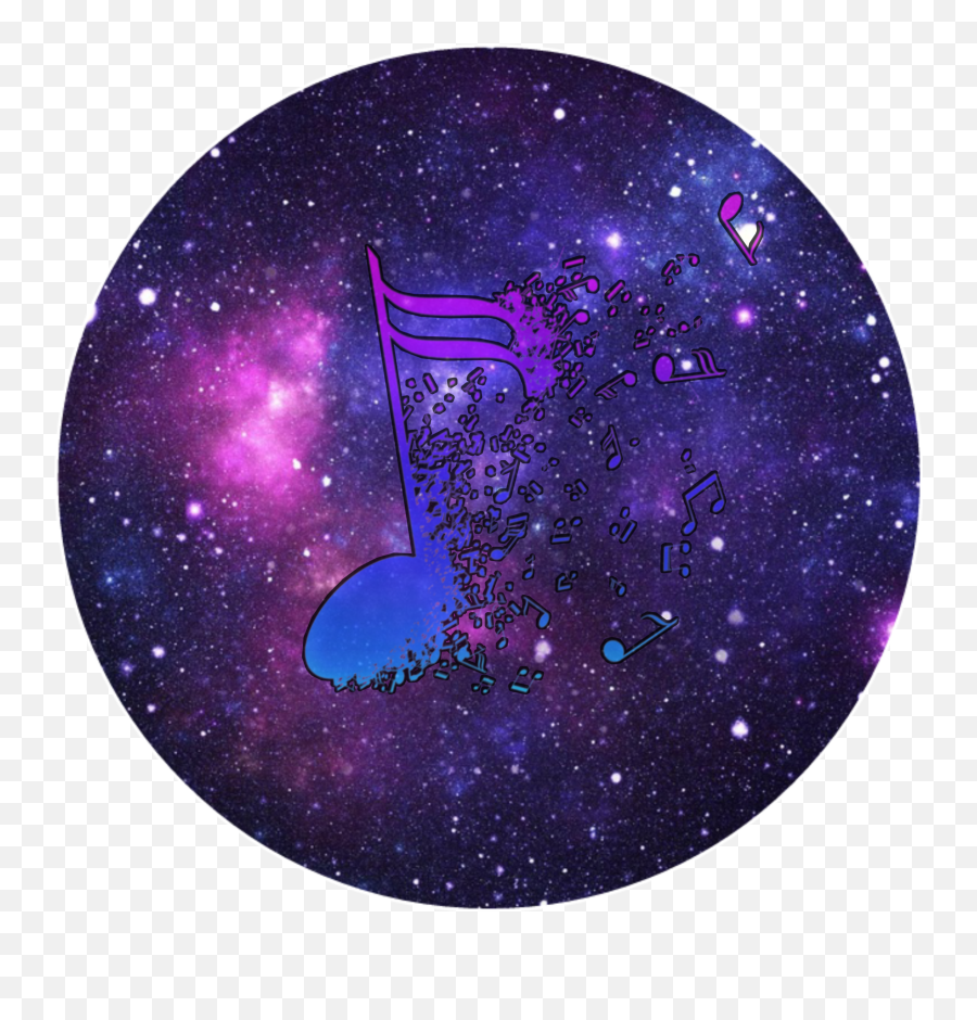 Remixit Galaxymusicnote Music Sticker By Tiff Emoji,Music Note Symbol Emoji