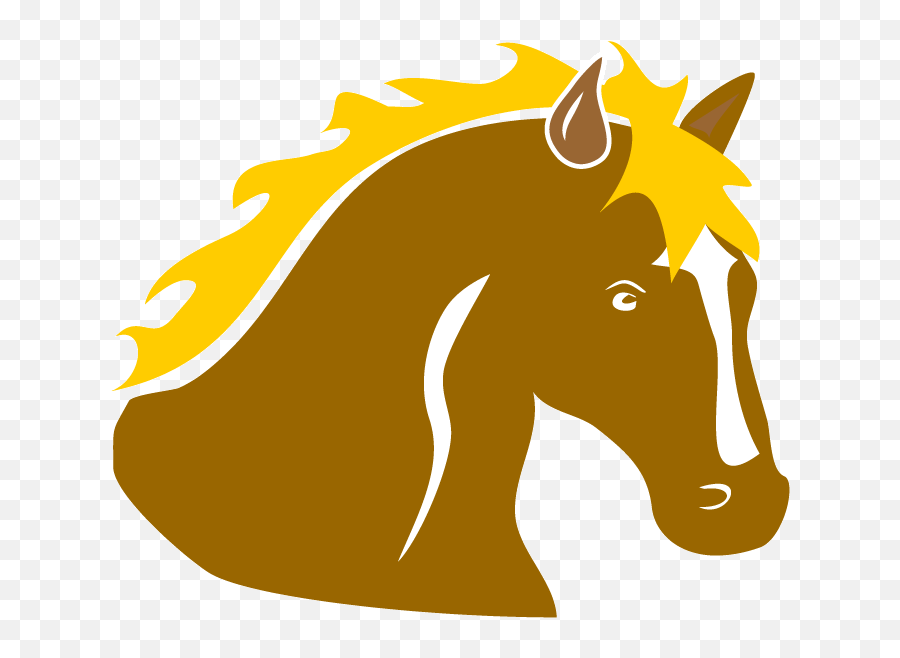 Horse Head Clipart - Cartoon Horse Face Side Emoji,Horse Head And Arm Emoji