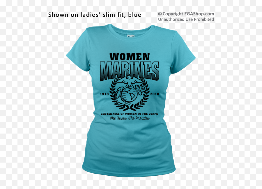 100 Years Of Women In The Corps - Women Marines Association Shirt Emoji,Reading Female Emotions Meme