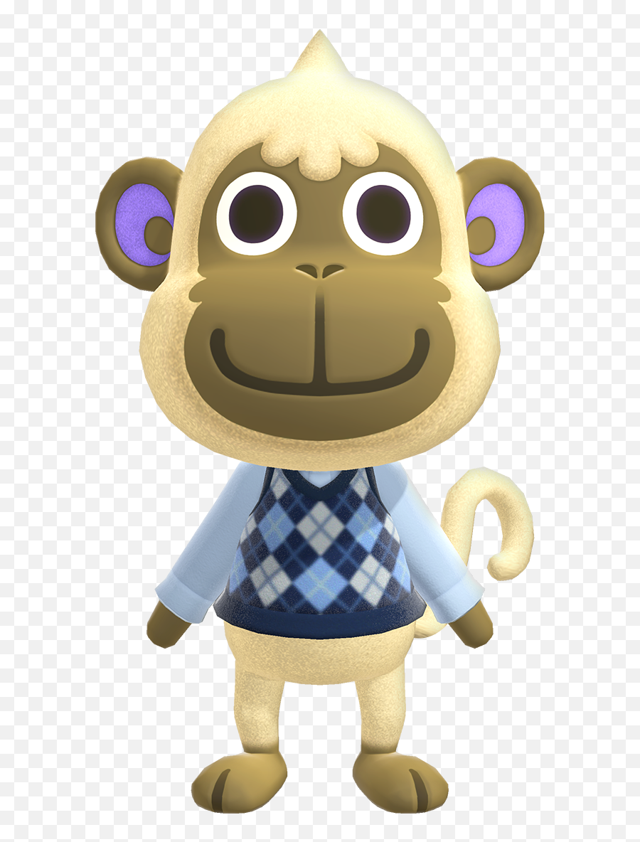 Monkey Animal Crossing Wiki Fandom - Deli Animal Crossing Emoji,Aminals Hiding Emotions