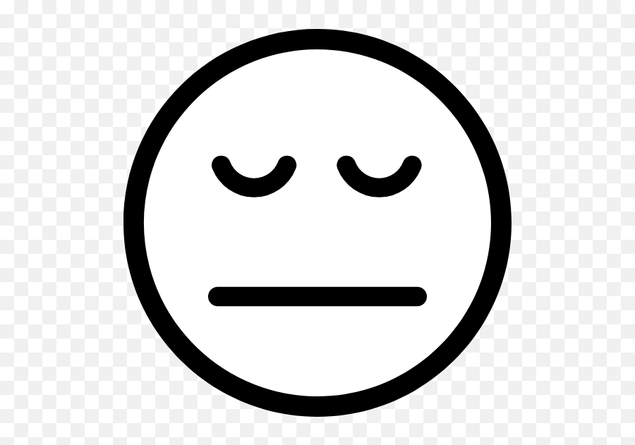 Stoic Smiley Face Graphic - Happy Emoji,Happy Face Emoji