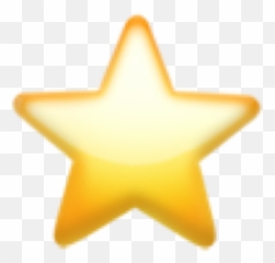 Star Iphone Emoji Emojis Sticker - Iphone Star Emoji,Iphone Emojis Star