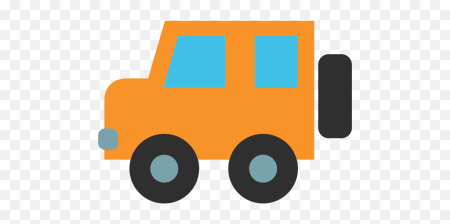 Sport Utility Vehicle Emoji - Suv Emoji,Trailer Emoji