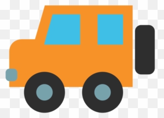 Sport Utility Vehicle Emoji - Suv Emoji,Trailer Emoji