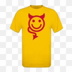 Buy A Devil Smiley Icon T - Stiflers Mom T Shirt Emoji,Horny Devil Emoticon