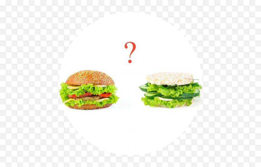 Healthy Food Vs Junk Food - Hamburger Bun Emoji,Emotions Snack Ideas