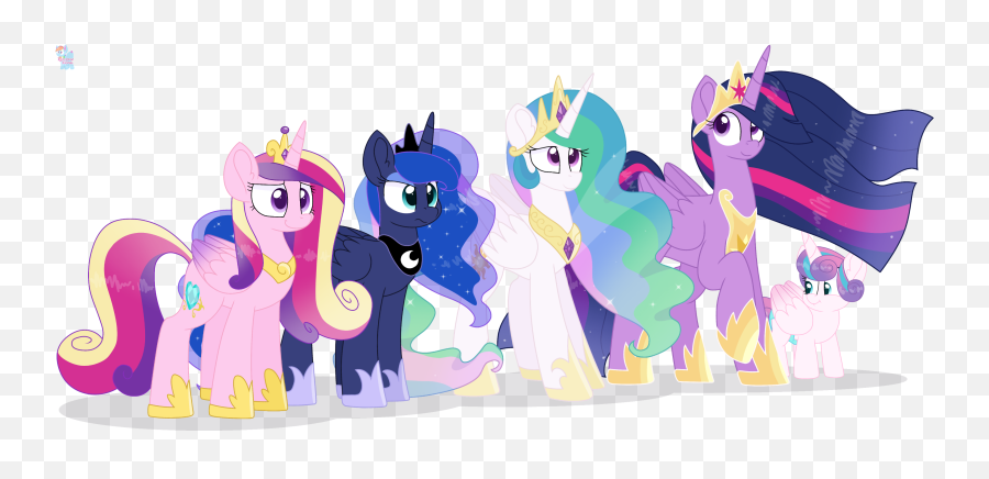 Friendship Is Magic - Mlp All Princesses Together Emoji,Mlp Entities Of Emotion