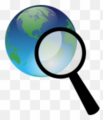 girl magnifying glass earth emoji pop