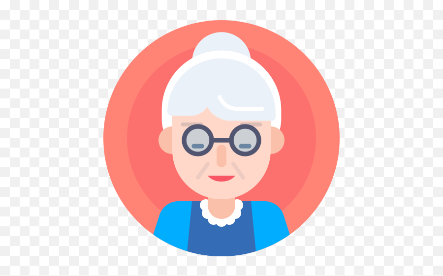 Avatar Elderly Grandma Nanny Free - Grandma Icon Png Emoji,Grandma Emoticons
