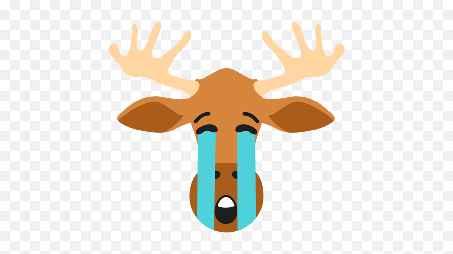 Elk Vector U0026 Templates Ai Png Svg - Cartoon Moose Head Transparent Emoji,Animal House Emoji For Slack