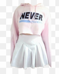 Outfit Sticker Remix Cute Sticker - Long Sleeve Emoji,Emoji Crop Top And Skirt