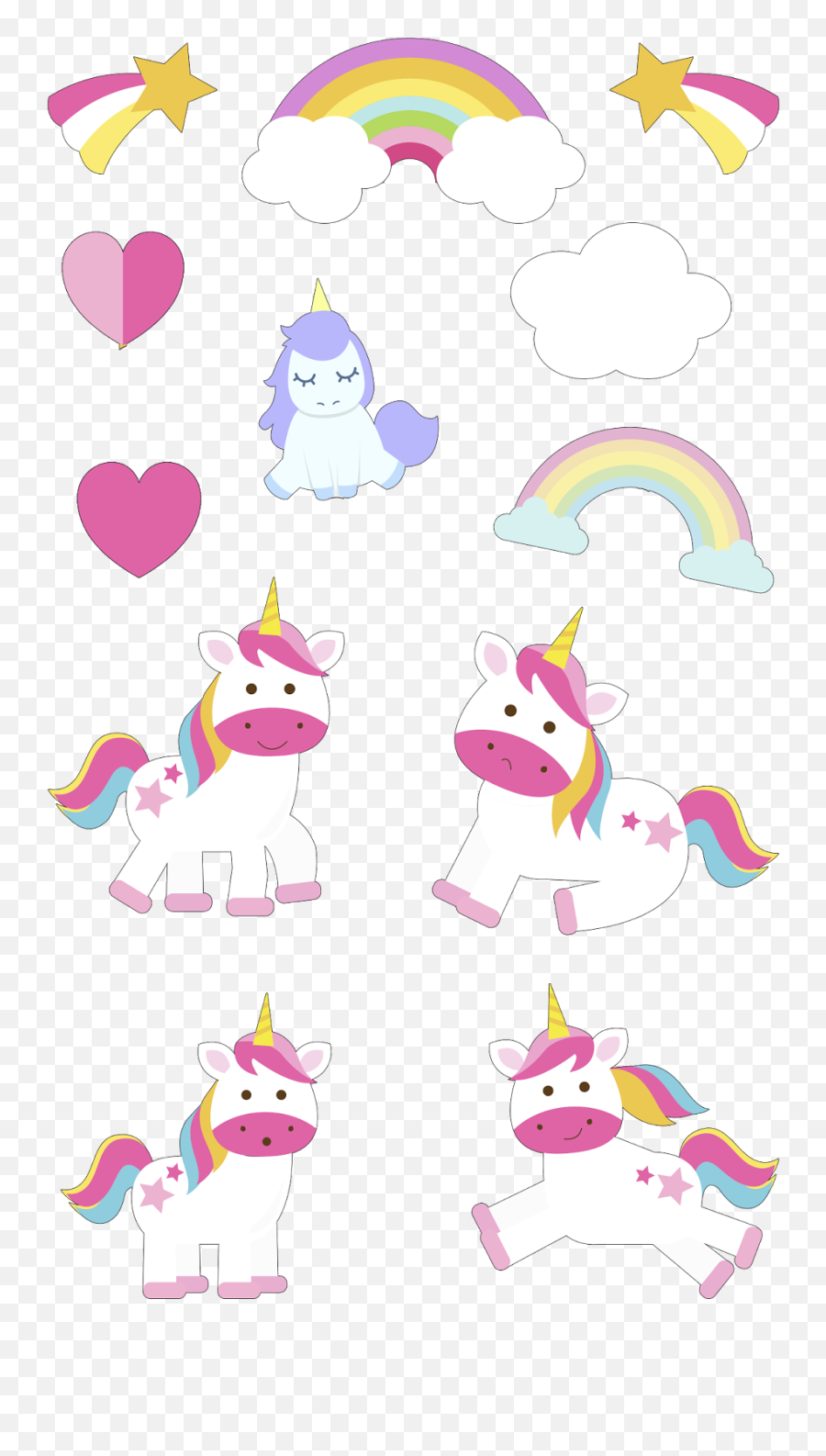 Convite Topper E Lembrancinha - Drawing Transparent Png Topo De Bolo Unicornio Png Emoji,Imagenes De Mascaras Emojis