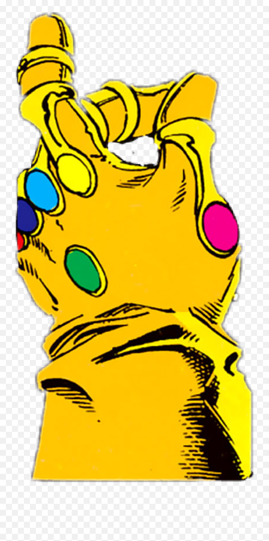Thanos Snap Infinitygauntlet Sticker - Infinity Gauntlet Snap Transparent Png Emoji,Thanos Snap Emoji