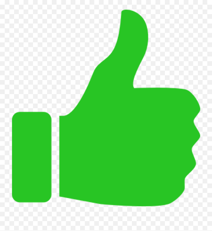 Thumbs Up Clipart - Transparent Thumbs Up Emoji,What Does A Thumbs Up Emoji Mean