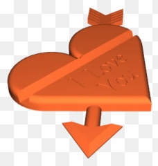 Phone Stand - Heart By Mishkin2 Download Free Stl Model Emoji,Orange Arrow Emoji