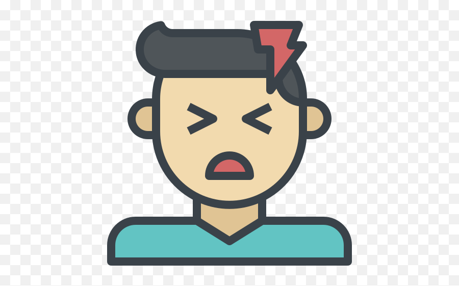 Headache Migraine Severe Head Pain - Icon Headache Png Emoji,Migraine Emoji