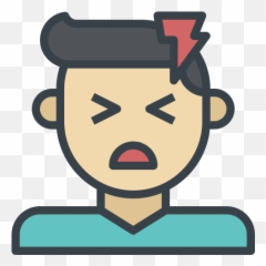 Headache Migraine Severe Head Pain - Icon Headache Png Emoji,Migraine Emoji