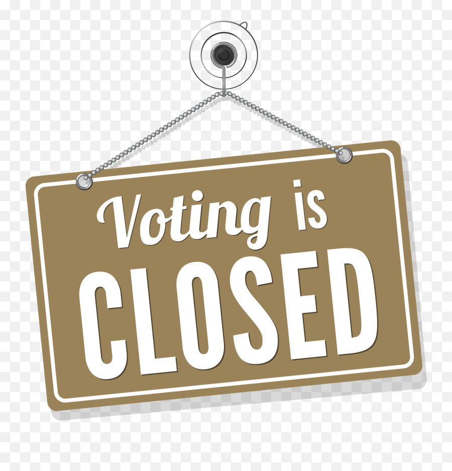 Voting Is Closed - Kitchen Closed Clipart Full Size Voting Closed Emoji,Voting Emoji