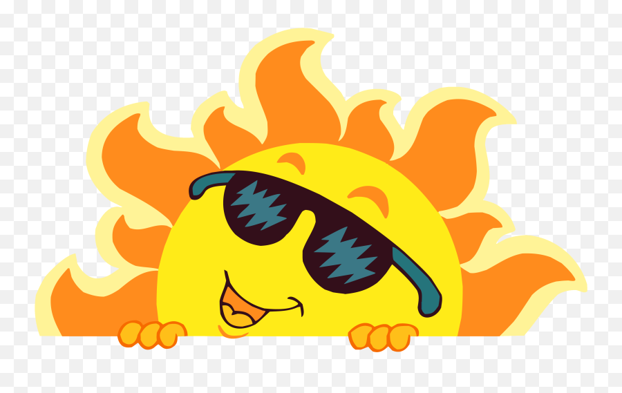 Library Of Fun In The Sun Graphic Freeuse Library Png Files - Sun Transparent Background Summer Clipart Emoji,Jackass Emoticon