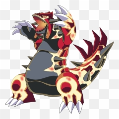 The Beginning Of The Pokemon World - Pokemon Primal Groudon Emoji,Knowledge Emotion Willpower