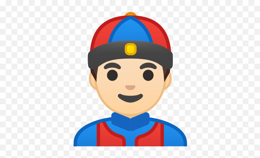 Man With Chinese Cap Emoji With - Homem De Boné Png,Cap Emoji