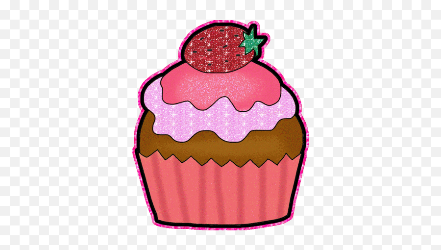 Cake Glitter Gifs - Pastelitos Gif Emoji,Emoticon De Pastel Para Facebook