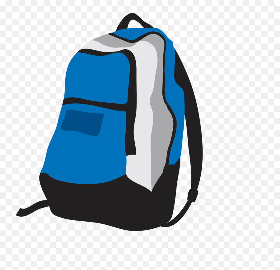 Clipart Backpack Blue Bag Clipart Backpack Blue Bag - Transparent Background Bag Png Clipart Emoji,Emoji Bags For School