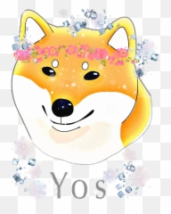 Shibe Shiba Shibainu Sticker By Tigerwolf26 Oof - Happy Emoji,Shibe Emoji