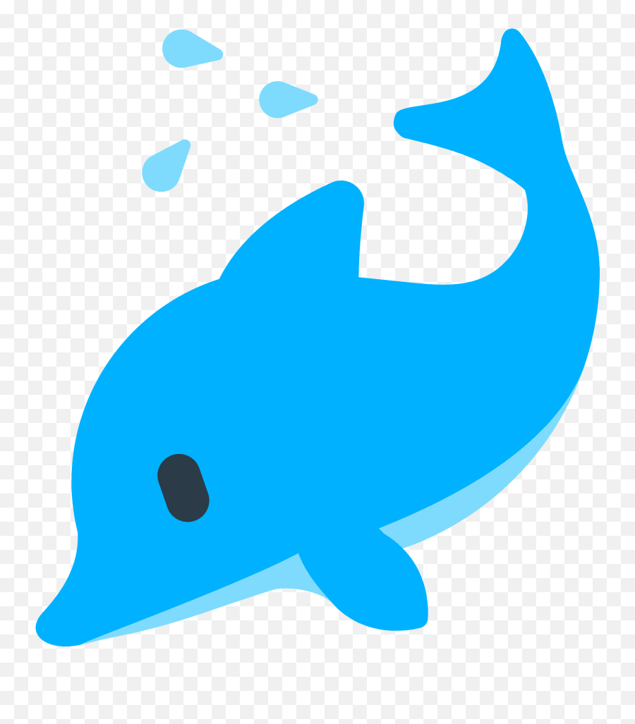 Dolphin - Clip Art Emoji,Dolphin Emoji