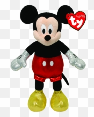 Disney Mickey Mouse Red Sparkle Beanie - Ty Beanie Mickey Mouse Emoji,Alien Emoji Beanie