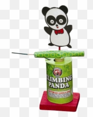 Zero Delay Fireworks - Climbing Panda Firework Emoji,Fireworks/cracker Emoticon