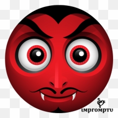 Red Vampire Circle - Avatar Lucifer Emoji,Vampire Emoticons