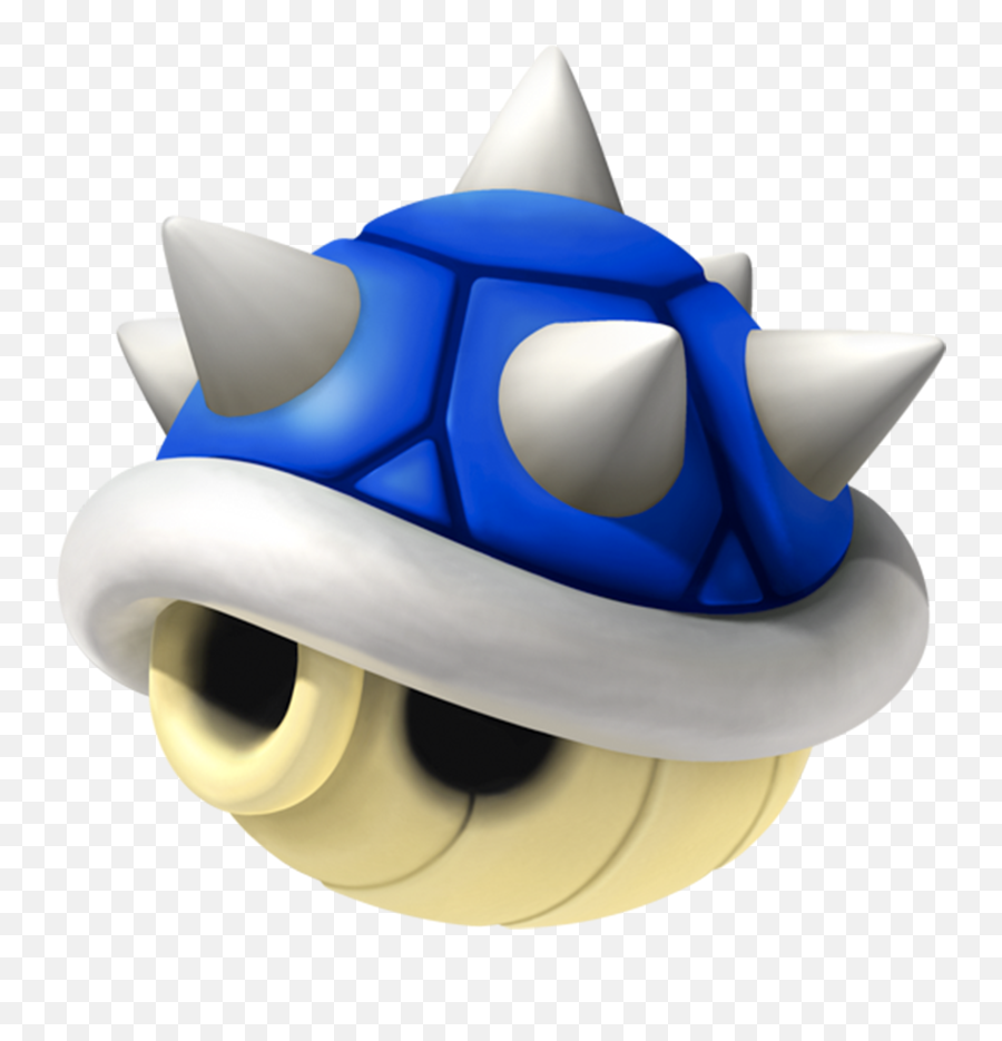 Spiny Shell - Blue Shell Mario Kart Emoji,Screwattack Emoticon