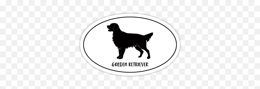 Golden Retriever Dog Breed Classic - Golden Retriever Stencil Emoji,Gary Larson Dog Emotion