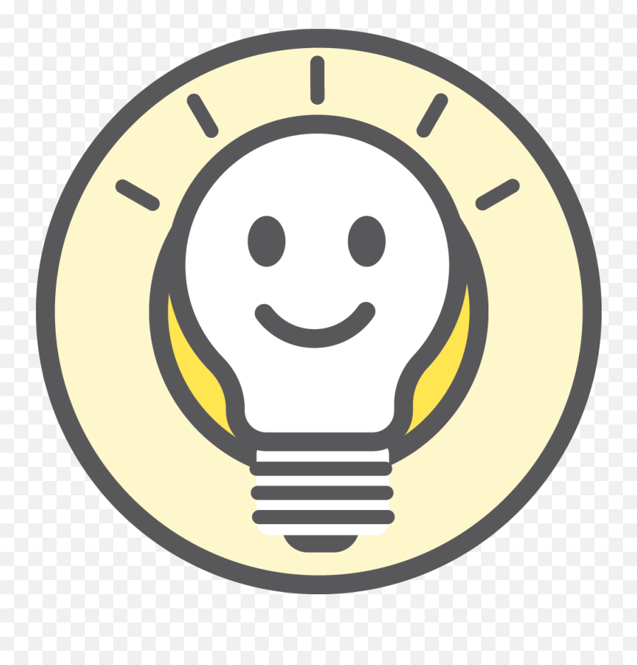 Lightbulb 4c Icon Emoji,Lightbulb Emoticon Facebook